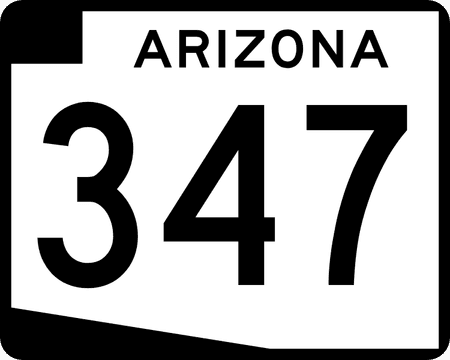 Arizona State Route 347 shield